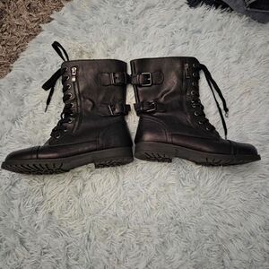 Dream Pairs Black Leather Boots